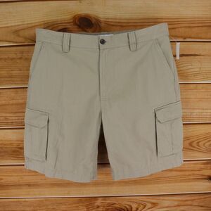 Amazon Essentials Cargo Shorts Mens Size 40 Brown 100%‎ Cotton Pockets NWT